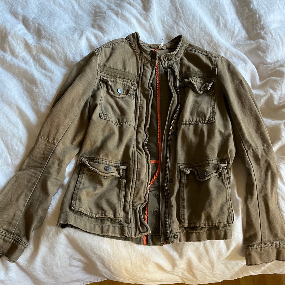 Free people olive jacket